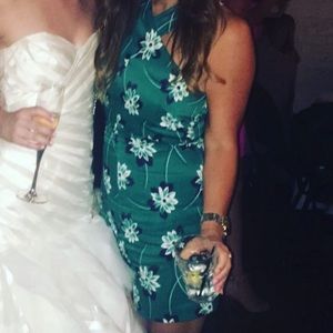 Green Draper James mini dress